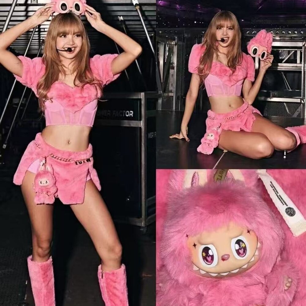 Pop Mart Labubu Lisa pink with keychain – BLACKPINK fans' collectible - Picture 7 of 7